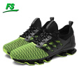 New style trendy brand fly knit running shoes flying woven breathable walking fitness sport shoes